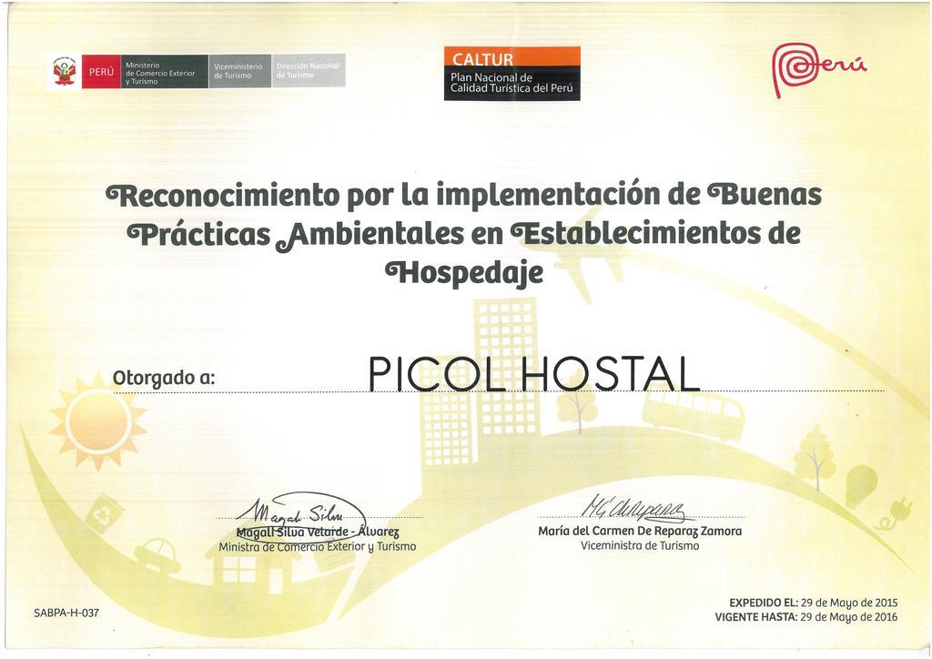 Picol Hostal Cuzco Exterior foto
